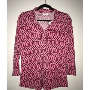 NWT New York & Co Stretch Career Top Size L
